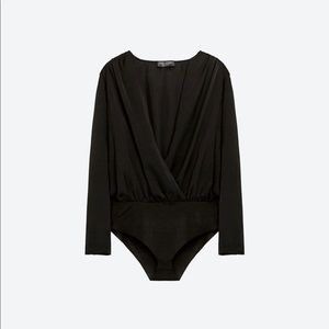 Zara V-Neck bodysuit